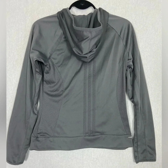 Adidas  running full zip hoodie jacket Sz M - Picture 2 of 9